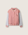 Chamarra Bomber Rosa,ROSA EMPOLVADO