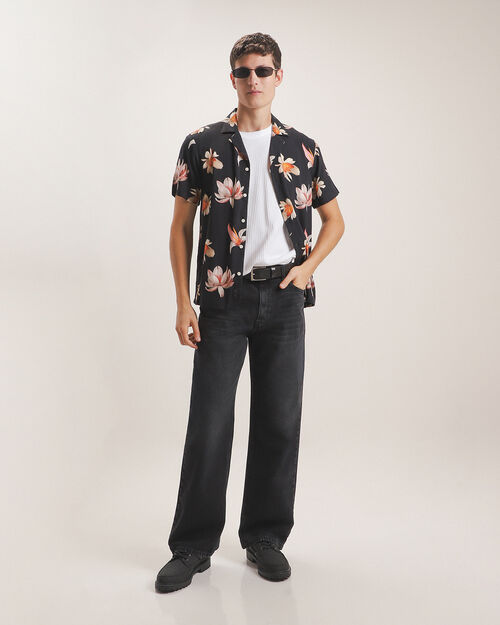 Jeans Efecto Lavado Straight