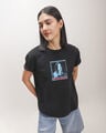 Playera Dise&ntilde;o Billie Eilish,NEGRO