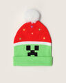 Gorro Pixeles Navideño,VERDE PASTO
