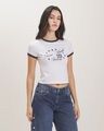 Playera Azul Slim,BLANCO