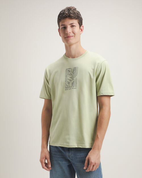 Playera Verde Con Dise&ntilde;o