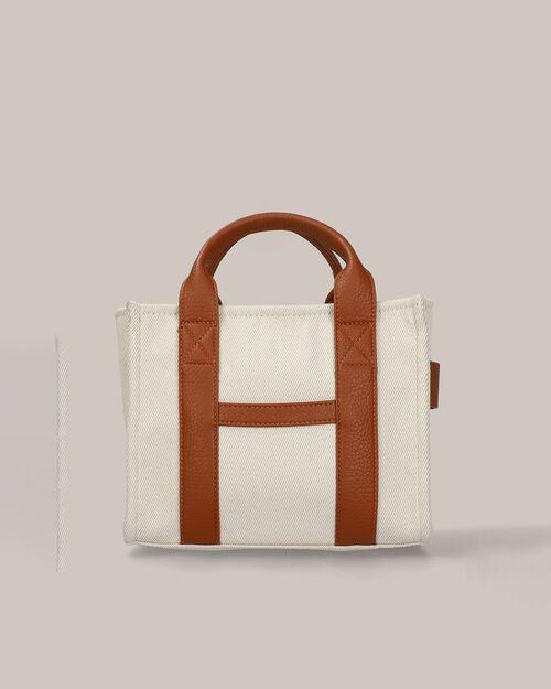 Bolso Tote Estructurado Café