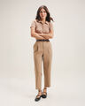 Pantalón Cropped Beige,KAKHI