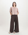 Playera Boxy Blanca,PALO ROSA