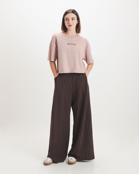 Playera Boxy Rosa