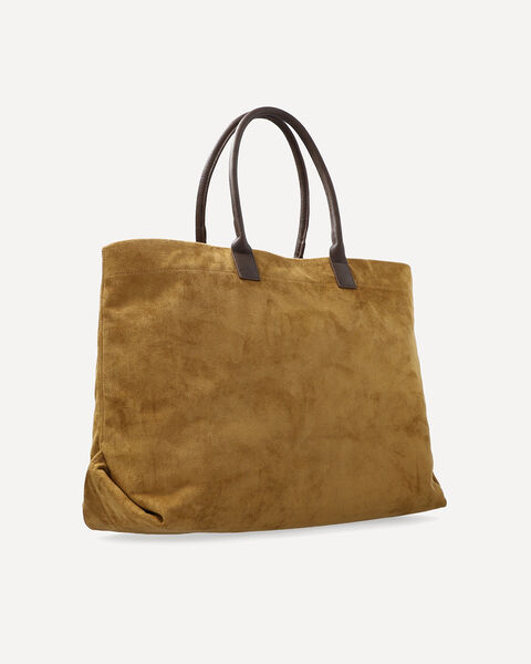 Bolso Caf&eacute; Gamuza