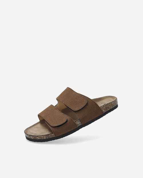 Sandalias Hebillas Caf&eacute;s