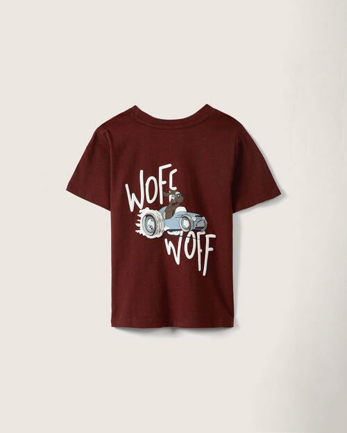 Playera Roja Estampada