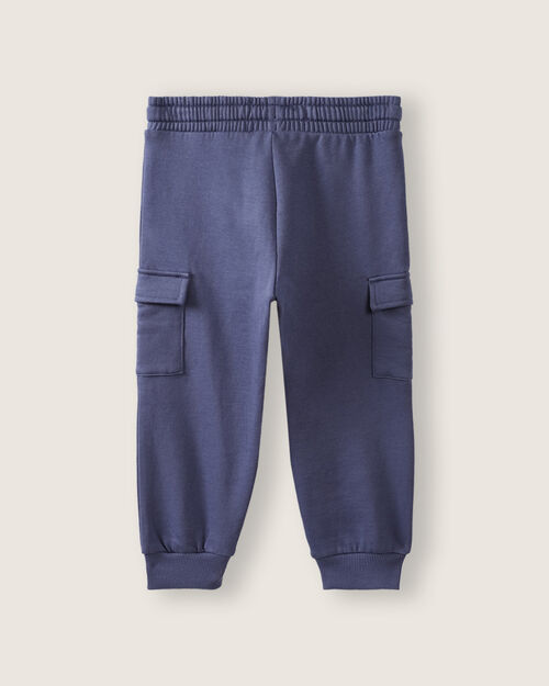 Jogger Bolsillos Cargo Azul