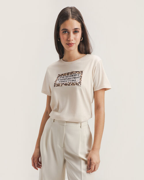 Playera Dise&ntilde;o Animal Print