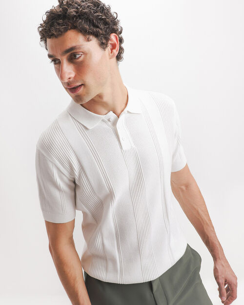 Polo Slim Blanca