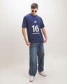 Playera Azul Gr&aacute;fico,AZUL MARINO