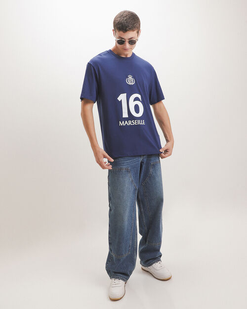 Playera Azul Gr&aacute;fico