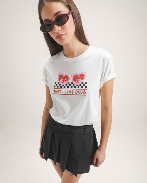 Playera Blanca Gr&aacute;fico
