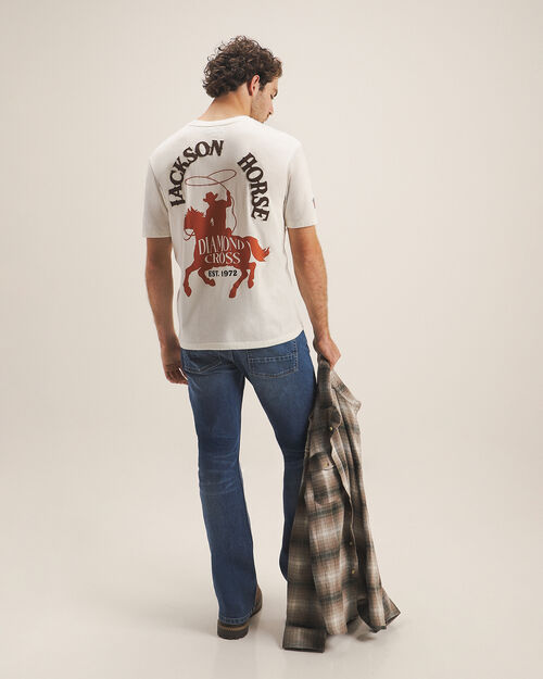 Playera Fit Regular Estampada