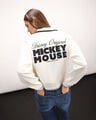 Sudadera Blanca Mickey Mouse,BLANCO HUESO