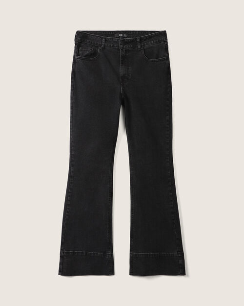 Jeans Negro Fit Flare
