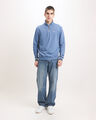 Straight Jeans Efecto Lavado,AZUL EMPOLVADO