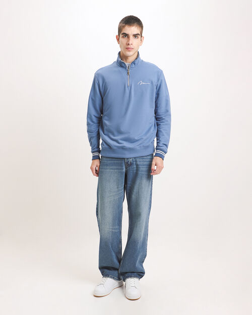Straight Jeans Efecto Lavado