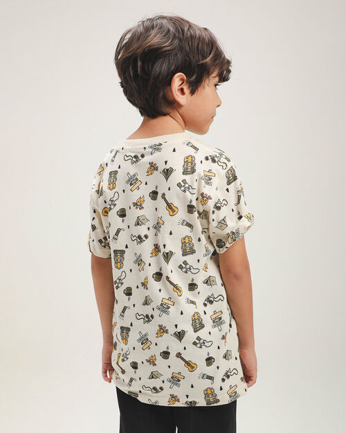 Playera Estampada Manga Corta