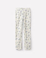 Leggings Estampado Flores,BLANCO