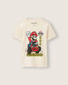 Playera Estampada Mario Kart,CREMA