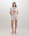 Short Blanco Contraste,BLANCO