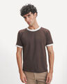Playera Slim Blanca,CAFE