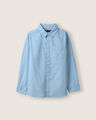 Camisa Manga Larga Azul,AZUL CIELO