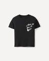 Playera Texto Gr&aacute;fico,NEGRO