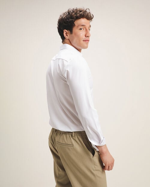 Camisa Manga Larga Blanca