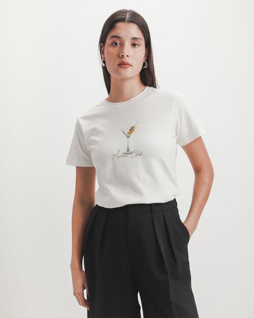 Playera Beige Gr&aacute;fico