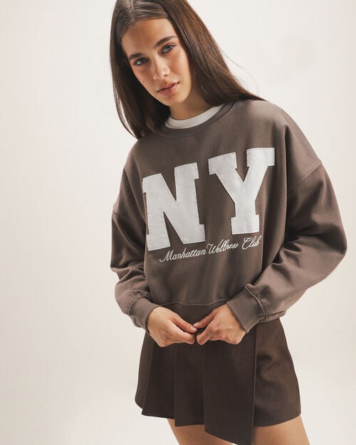 Sudadera Cerrada Estampada