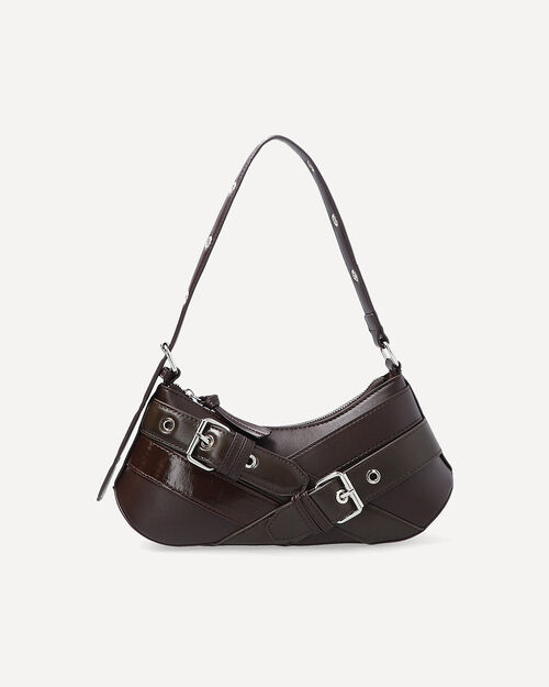 Bolso Caf&eacute; Hebillas