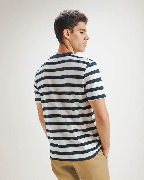 Playera Fit Regular Rayas