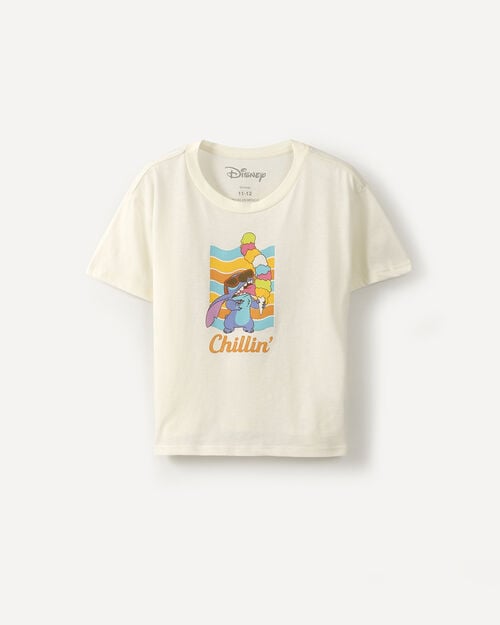 Playera Cropped Dise&ntilde;o Stitch