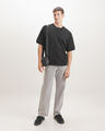 Playera Negra B&aacute;sica,NEGRO