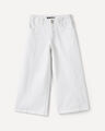Pantal&oacute;n Blanco Fit Wide Leg,BLANCO