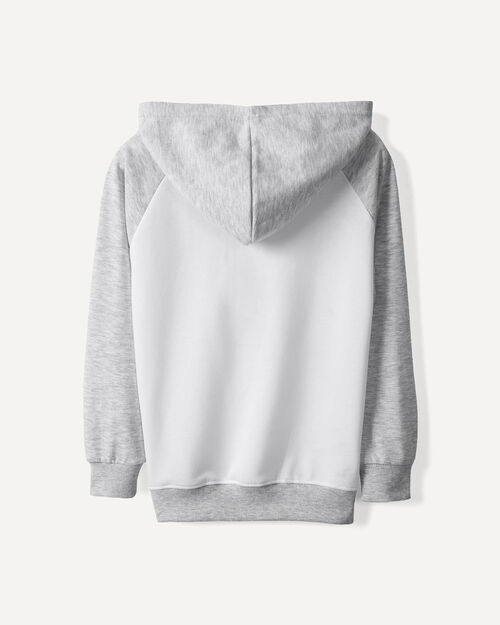 Sudadera Cerrada Blanca