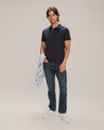 Polo Blanca Fit Slim Bolsa,AZUL MARINO
