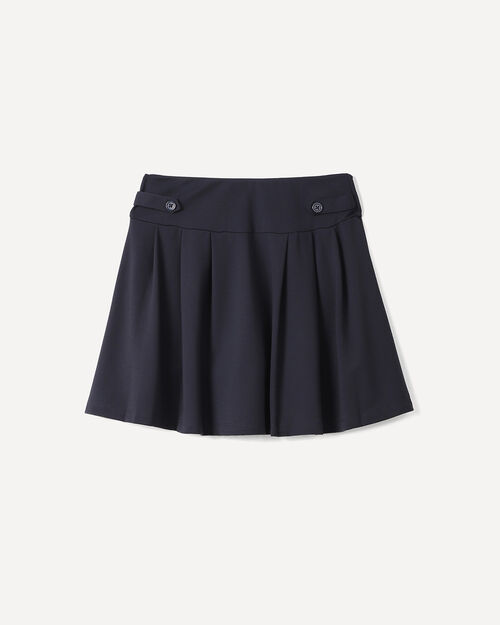 Falda Azul Tableada