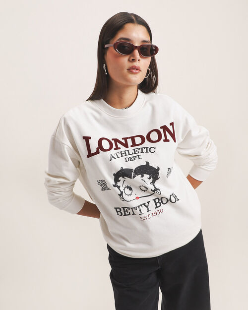 Sudadera Cerrada Betty Boop