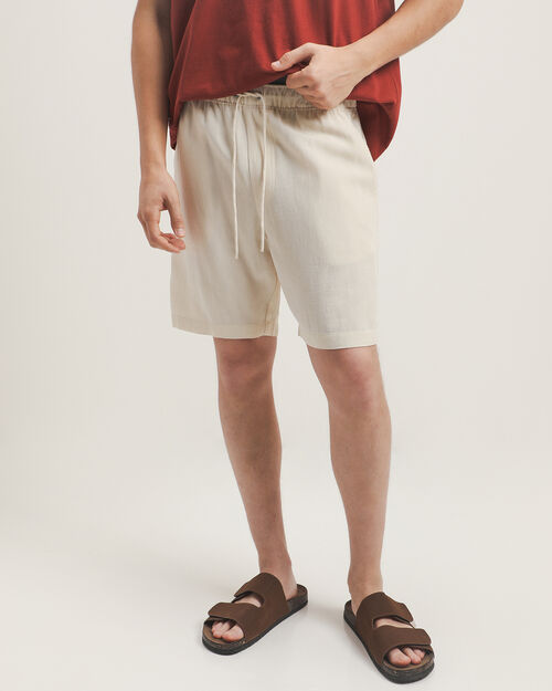 Short Fit Slim Blanco