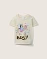 Playera Manga Corta Bluey,BLANCO