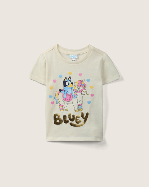 Playera Manga Corta Bluey