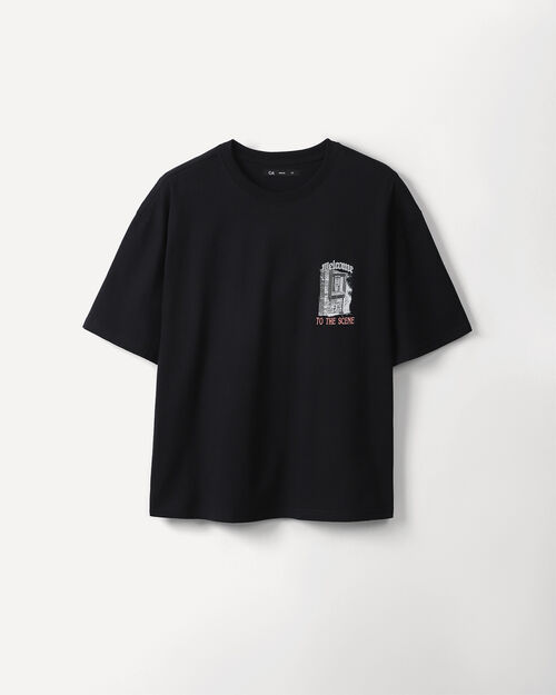 Playera Oversize Negra