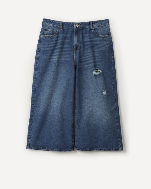 Jeans Fit Culotte