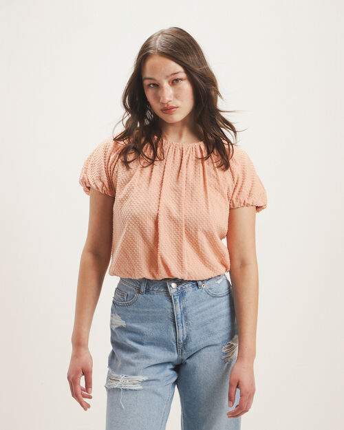 Blusa Manga Abullonada