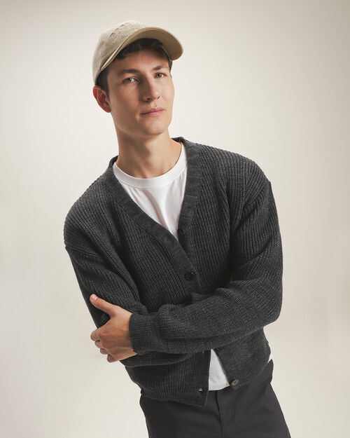 Su&eacute;ter Gris De Punto